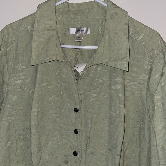 🌹NWT:CJ BANKS SNAP UP SHIRT - Picture 2 of 8